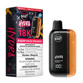 Ragin' Razz Mango Iced Flavour Beast Hydra 18K Disposable Vape